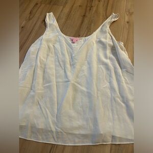 White Sleeveless Top